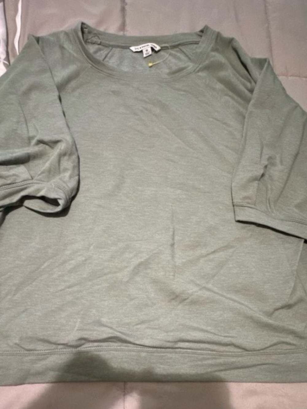 Zac & Rachel Sage Green Short Sleeve Tee